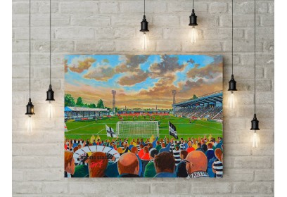 Darlington FC Feethams Stadium Wall Art Canvas